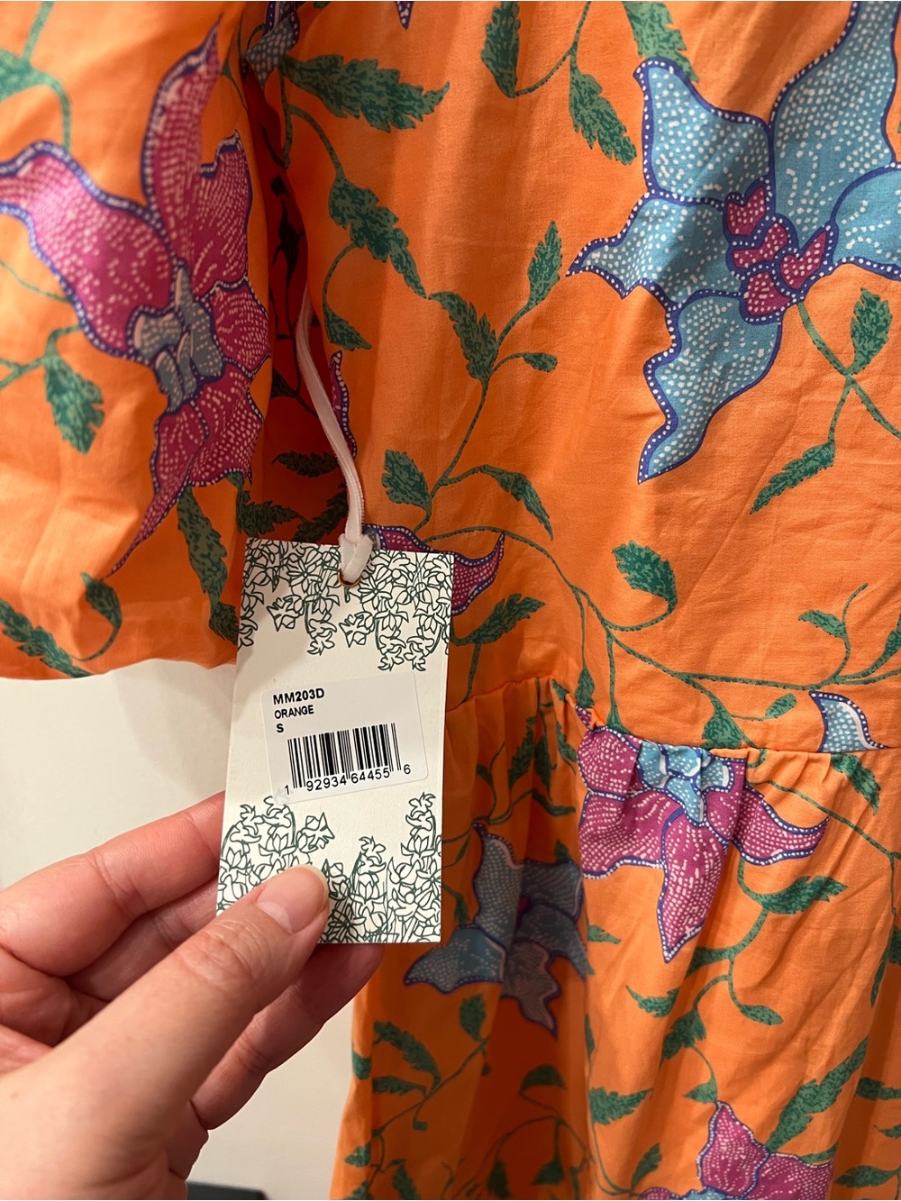 Tuckernuck - Hyacinth House - Orange & Pink Cisco Floral Maxi Dress - Picture 5 of 6